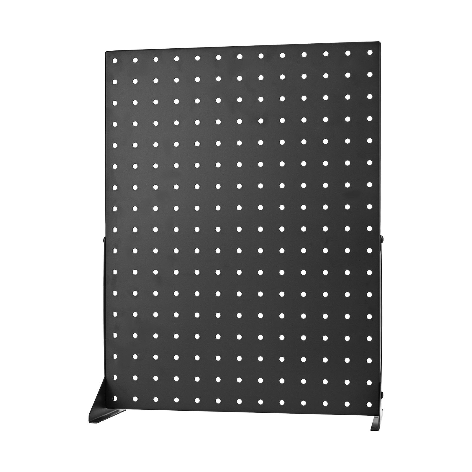 VEVOR Pegboard Display Stand, 43 x 33 cm Tabletop Pegboard Display Stand, Accessories Rack Organizer, Thickened Cold-Rolled Steel Peg Board Panel for Grocery Retail Store Jewelry Shop, Black (4 PCS)