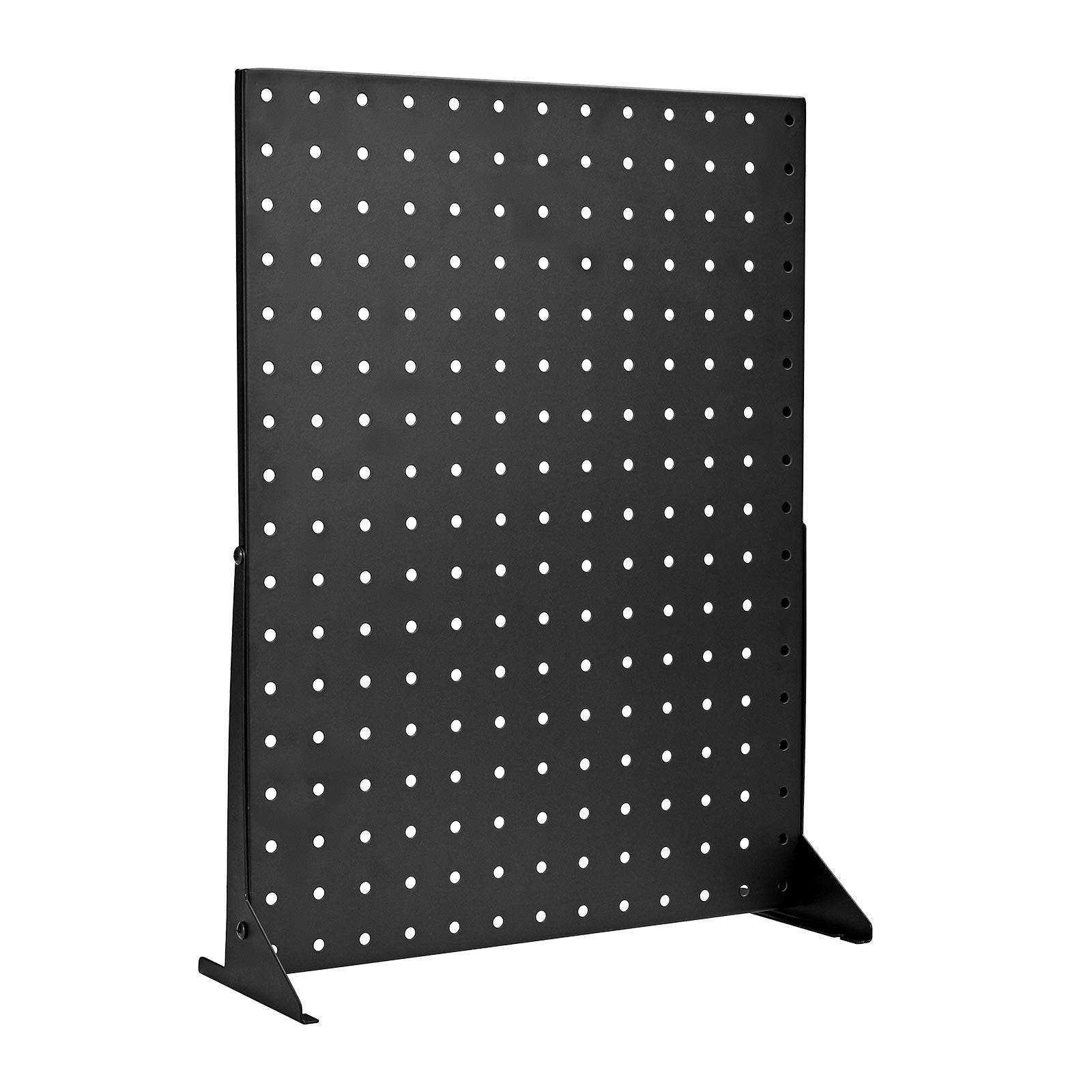 VEVOR Pegboard Display Stand, 43 x 33 cm Tabletop Pegboard Display Stand, Accessories Rack Organizer, Thickened Cold-Rolled Steel Peg Board Panel for Grocery Retail Store Jewelry Shop, Black (4 PCS)