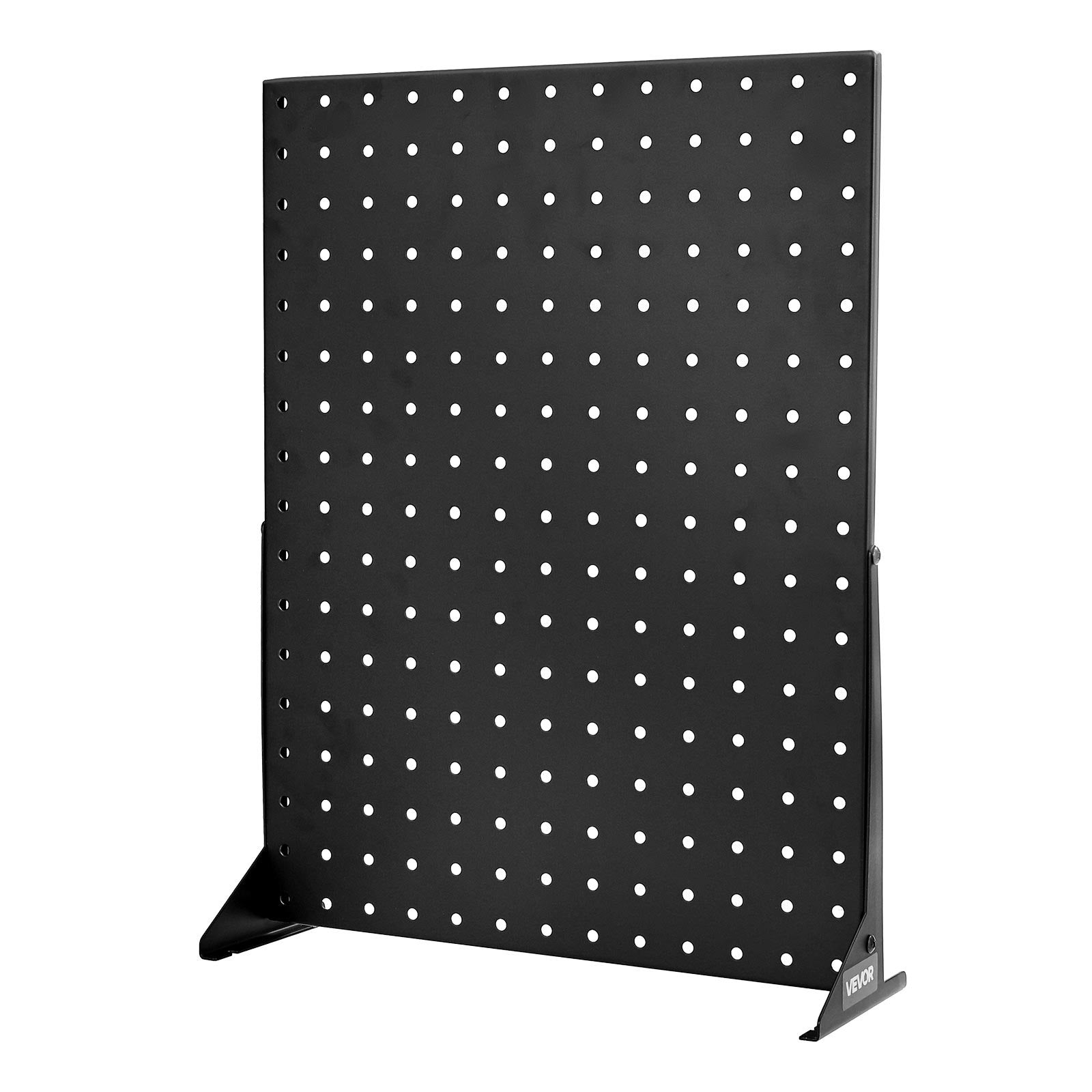 VEVOR Pegboard Display Stand, 43 x 33 cm Tabletop Pegboard Display Stand, Accessories Rack Organizer, Thickened Cold-Rolled Steel Peg Board Panel for Grocery Retail Store Jewelry Shop, Black (4 PCS)