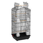 VEVOR Large Bird Cage, 62 in, Open Top Parakeet Cage with Rolling Stand,  Steel Bird Flight Cage with Removable Tray, Budgie Birdcage with 4 Perches, Parrot Cage for Lovebirds Cockatiels Pet Toy