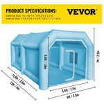 Inflatable Paint Tent Giant Workstation Spray Paint Booth Custom 13x8x7FT