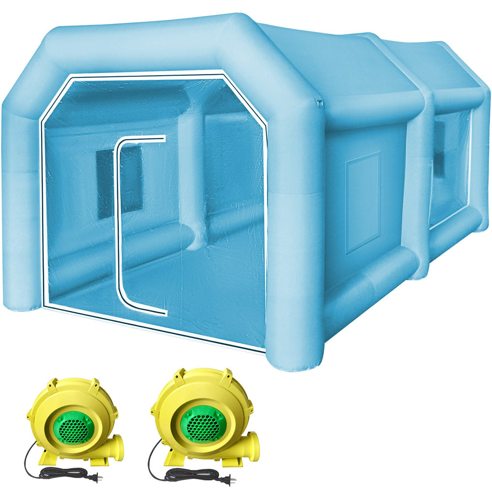 Inflatable Paint Tent Giant Workstation Spray Paint Booth Custom 13x8x7FT
