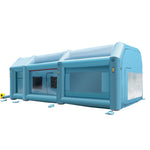 VEVOR Inflatable Spray Booth Car Paint Tent 8.5 x 4.6 x 3 m Filter System 2 Blowers