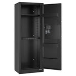 VEVOR 4 Gun Safe, Long Gun Cabinet for Rifles and Pistols, Quick Access Rifle Safe with 3 Ammo Slots and 2 Adjustable Racks, Large Digital Cabinet with Key and Password Lock(Assembly Required)