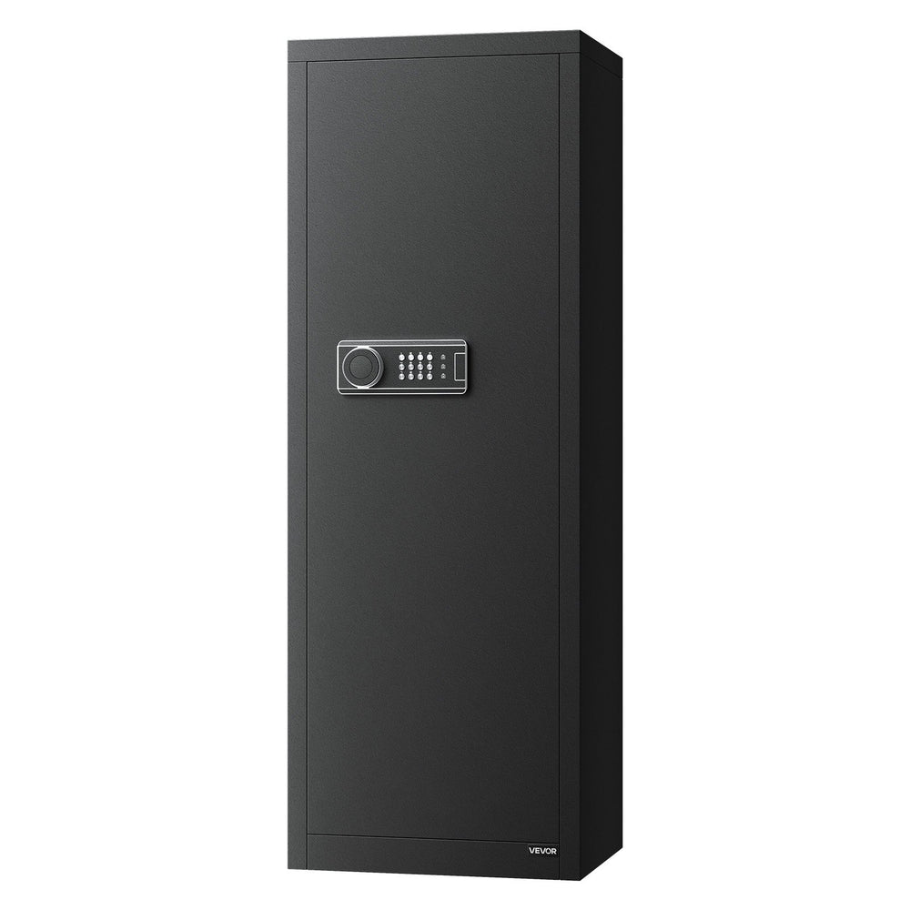 VEVOR 4 Gun Safe, Long Gun Cabinet for Rifles and Pistols, Quick Access Rifle Safe with 3 Ammo Slots and 2 Adjustable Racks, Large Digital Cabinet with Key and Password Lock(Assembly Required)