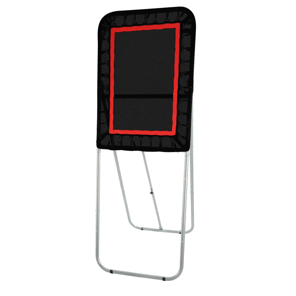 VEVOR Folding Lacrosse Rebounder for Backyard, 3x4 Ft Volleyball Bounce Back Net, Pitchback Throwback Baseball Softball Return Training Screen, Adjustable Angle Shooting Practice Training Wall, Black