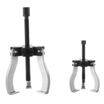 VEVOR Gear Puller Set, 7.6 cm and 17.8 cm Puller Kit, 3 Jaw Gear Bearing Flywheel Pulley Removal Tool, 2 or 3 Reversible Jaws Wheel Puller, Vertically and Horizontally, External and Internal, 2-Piece