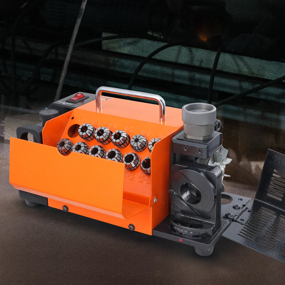 VEVOR MR-13B Drill Bits Sharpener 3-13mm Bits Grinder Sharpener with 11 Collets
