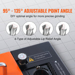 VEVOR MR-20G Drill Bits Sharpener 3-20mm Bits Grinder Sharpener with 18 Collets