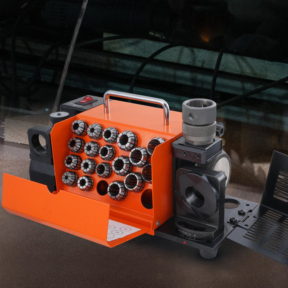 VEVOR MR-20G Drill Bits Sharpener 3-20mm Bits Grinder Sharpener with 18 Collets