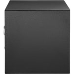 VEVOR Safe Box, 0.0227 m³ Money Safe with Fingerprint Lock and Digital Keypad Lock, Fireproof Home Safe with 2 Keys, Wall-Mounted Security Safe for Cash, Watch, Jewelry, Passport, Document Black