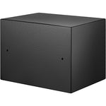VEVOR Safe Box, 0.0227 m³ Money Safe with Fingerprint Lock and Digital Keypad Lock, Fireproof Home Safe with 2 Keys, Wall-Mounted Security Safe for Cash, Watch, Jewelry, Passport, Document Black