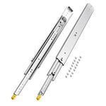 VEVOR 1 Pair Full Extension Drawer Slides 18 20 22 28 30 32 36 38 40 44 48 52 56 60 in, 500 lbs Load Capacity Locking Drawer Slides, Ball Bearing with Lock Side Mount Drawer Slide Rail
