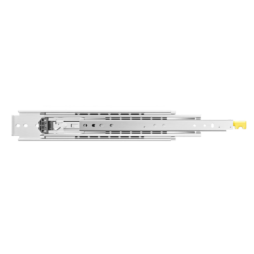 VEVOR 1 Pair Full Extension Drawer Slides 18 20 22 28 30 32 36 38 40 44 48 52 56 60 in, 500 lbs Load Capacity Locking Drawer Slides, Ball Bearing with Lock Side Mount Drawer Slide Rail
