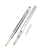 VEVOR 1 Pair Full Extension Drawer Slides 18 20 22 28 30 32 36 38 40 44 48 52 56 60 in, 500 lbs Load Capacity Locking Drawer Slides, Ball Bearing with Lock Side Mount Drawer Slide Rail