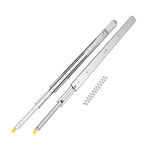 VEVOR 1 Pair Full Extension Drawer Slides 18 20 22 28 30 32 36 38 40 44 48 52 56 60 in, 500 lbs Load Capacity Locking Drawer Slides, Ball Bearing with Lock Side Mount Drawer Slide Rail