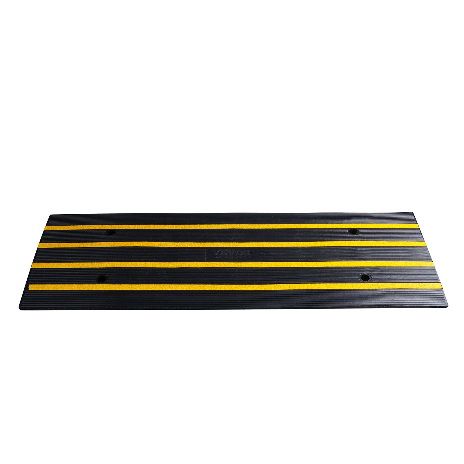 VEVOR Curb Ramp, 2.6" Rise Rubber Driveway Ramps, Heavy Duty 33069 lbs Weight Capacity Threshold Ramp, Curbside Bridge Ramps for Loading Dock Garage Sidewalk, Expandable Full Ramp Set