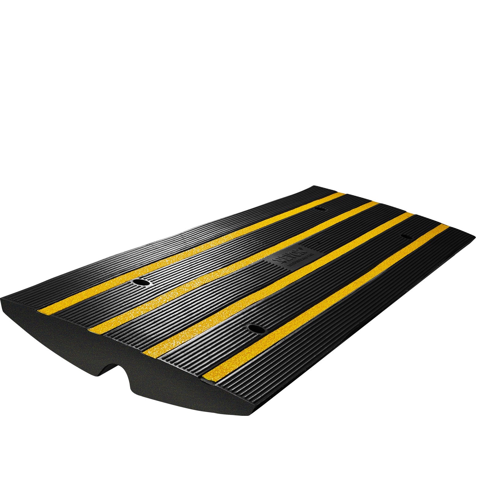 VEVOR Curb Ramp, 2.6" Rise Rubber Driveway Ramps, Heavy Duty 33069 lbs Weight Capacity Threshold Ramp, Curbside Bridge Ramps for Loading Dock Garage Sidewalk, Expandable Full Ramp Set