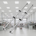 VEVOR Linear Guide Rail Set, SFC20 1200mm, 2 PCS 47.2 in/1200 mm SFC20 Guide Rails 4 PCS SC20 Slide Blocks 4 PCS Rail Supports, Linear Rails and Bearings Kit for Automated Machines CNC DIY Project
