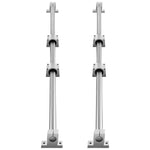 VEVOR Linear Guide Rail Set, SFC20 1200mm, 2 PCS 47.2 in/1200 mm SFC20 Guide Rails 4 PCS SC20 Slide Blocks 4 PCS Rail Supports, Linear Rails and Bearings Kit for Automated Machines CNC DIY Project
