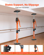 VEVOR Cabinet Jack Support Pole, 2-Pack, 40-60 cm Steel Telescopic Quick Support Rod, Adjustable 3rd Hand System up to 100 kg Capacity for Installing Cabinets, Lifting Drywall, Cargo Bars