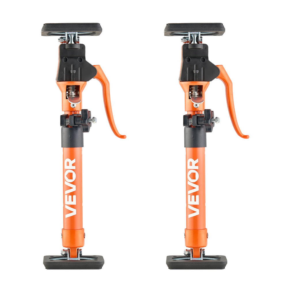 VEVOR Cabinet Jack Support Pole, 2-Pack, 40-60 cm Steel Telescopic Quick Support Rod, Adjustable 3rd Hand System up to 100 kg Capacity for Installing Cabinets, Lifting Drywall, Cargo Bars