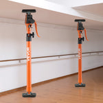 VEVOR Cabinet Jack Support Pole, 2-Pack, 64.5-115 cm Steel Telescopic Quick Support Rod, Adjustable 3rd Hand System up to 100 kg Capacity for Installing Cabinets, Lifting Drywall, Cargo Bars