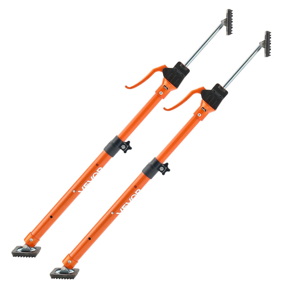 VEVOR Cabinet Jack Support Pole, 2-Pack, 64.5-115 cm Steel Telescopic Quick Support Rod, Adjustable 3rd Hand System up to 100 kg Capacity for Installing Cabinets, Lifting Drywall, Cargo Bars