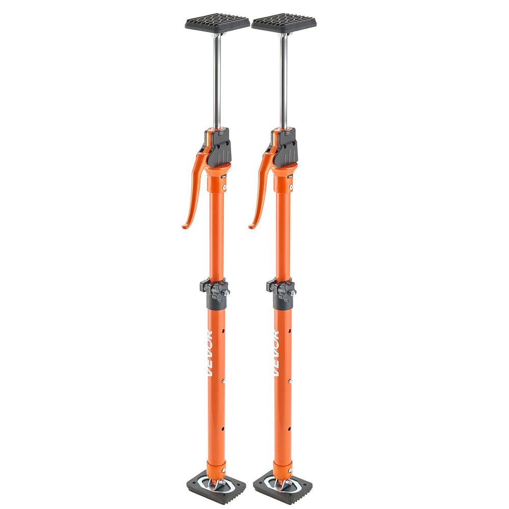 VEVOR Cabinet Jack Support Pole, 2-Pack, 64.5-115 cm Steel Telescopic Quick Support Rod, Adjustable 3rd Hand System up to 100 kg Capacity for Installing Cabinets, Lifting Drywall, Cargo Bars
