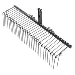 VEVOR Tow Behind Landscape Rake 72"/183 cm Lawn Dethatcher Rake with 32 Steel Tines