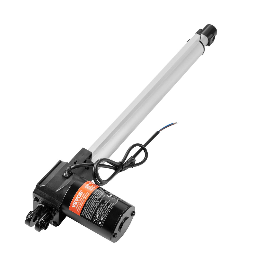 VEVOR Linear Actuator 12V 35.6 cm Heavy Duty 598.8 kg/6000N 0.5 cm/s IP44 Protection