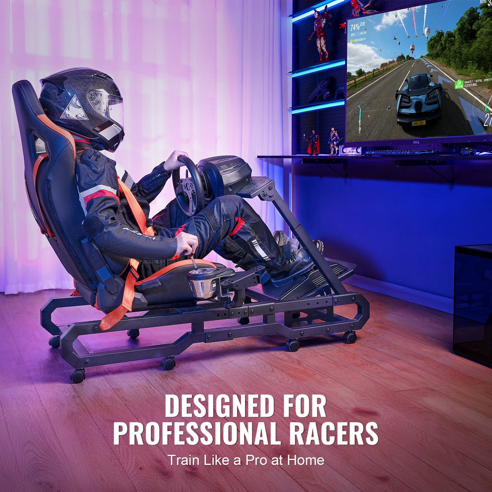 VEVOR Heavy Duty Racing Wheel Stand for Logitech G923/G920/G29 Max Load 150 kg