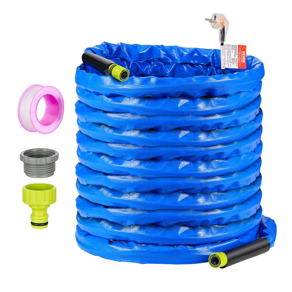 VEVOR 30.5 m Heated Water Hose for RV -45℉ Antifreeze Heated Drinking Water Hose