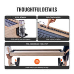 VEVOR 274.3 cm Shuffleboard Table 2 in 1 Shuffleboard and Bowling Combo Game Set