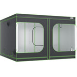 VEVOR 10x10 Grow Tent, 120'' x 120'' x 80'', High Reflective 600D Mylar Hydroponic Growing Tent with Observation Window, Tool Bag and Floor Tray for Indoor Plants Growing