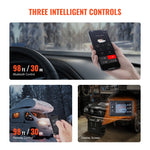 VEVOR 5–8 kW dīzeļa sildītājs, 12V/24V “All-in-One” dīzeļa gaisa sildītājs ar Bluetooth lietotni, Strāvas pārveidotāju uz 220 , tālvadības pulti un displeju, CO signalizāciju, ātru uzsilšanu, vertikālu.
