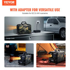 VEVOR 5–8 kW Dīzeļa Sildītājs CAMO (12V/24V, viss vienā) Ar Bluetooth lietotni, tālvadību un displeju, Strāvas pārveidotāju uz 220V.