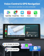 Auto ekrāns ar Apple CarPlay un Android Auto (25,4 cm)