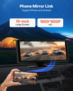 Auto ekrāns ar Apple CarPlay un Android Auto (25,4 cm)