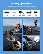 VEVOR Bezvadu auto stereo sistēma, 254 mm HD portatīvais radio ar skārienekrānu