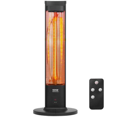 VEVOR 2000W Infrared Heater with Stand and Remote Control
