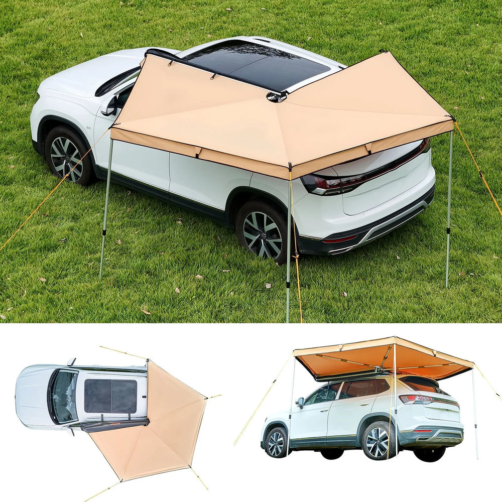 VEVOR 270° Car Awning – 4.9 m², Driver Side, UV50+ and Waterproof