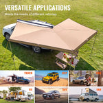 VEVOR 270° transportlīdzekļa markīze – 2,5 m augstums, PU3000 mm, UV50+