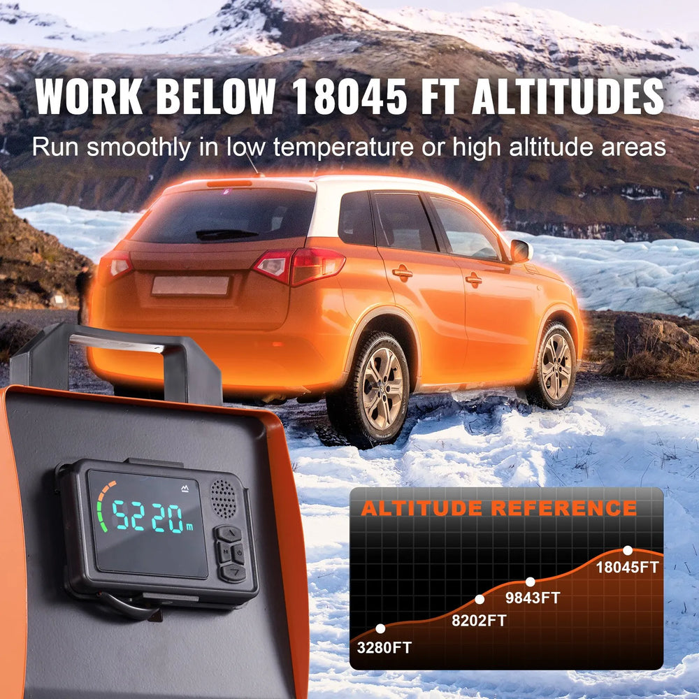 VEVOR Diesel Air Heater All-in-one 12V 5-8KW Bluetooth App LCD for Car RV