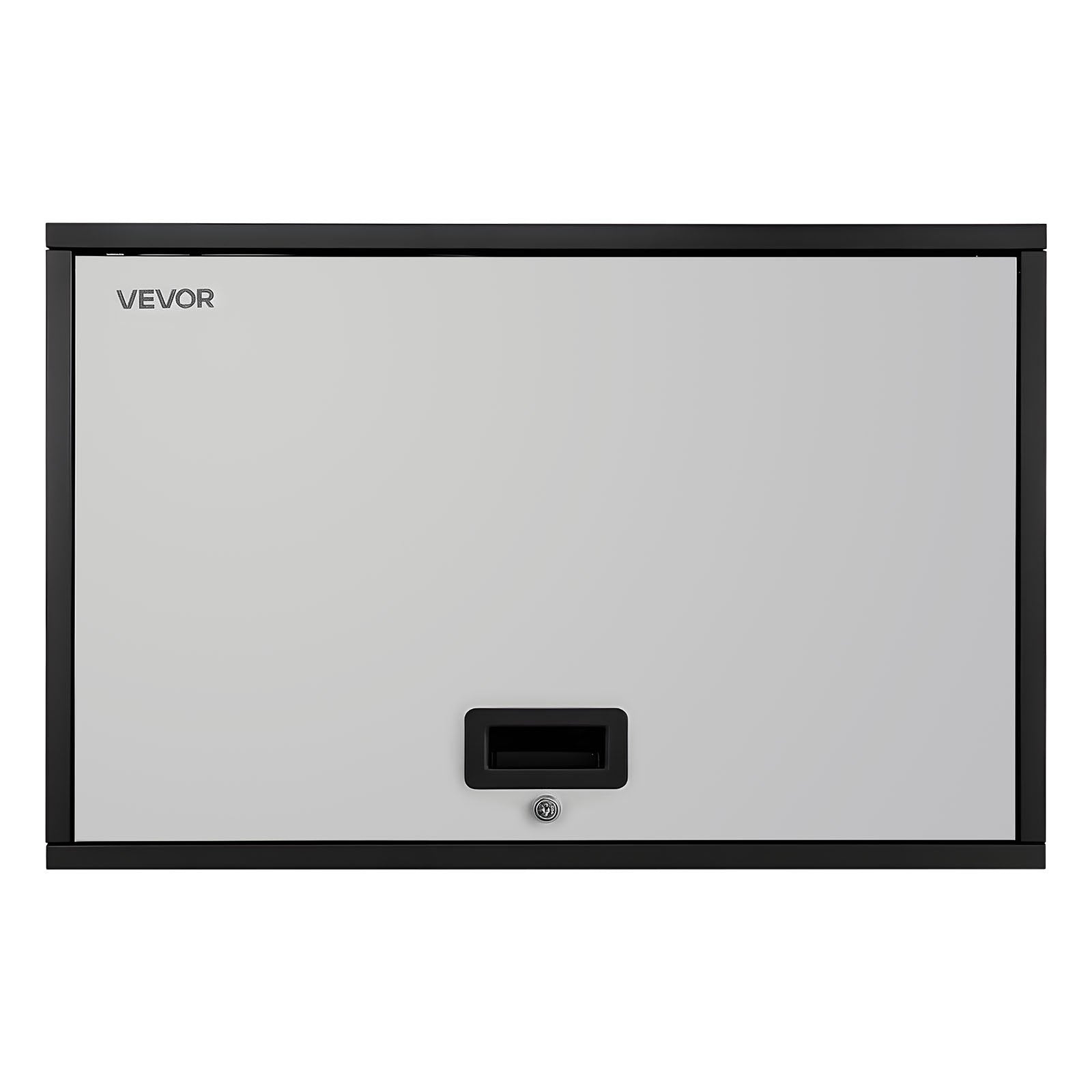VEVOR Metal Wall Cabinet, 77W x 30.5D x 50H cm, Floating Garage Tool Cabinet with Up-Flip Door and Shelf, 108.9 kg Load Capacity, Fit for Garage, Basement, Kitchen, Warehouse Assembly Required