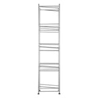 VEVOR 5 Tiers Water Jug Holder, 5 Gallon Water Bottle Holder, Single Row Water Bottle Rack for 5 Bottles, Heavy Duty Water Jug Rack for Kitchen, Office, Living Room, Silver