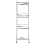 VEVOR 4 Tiers Water Jug Holder, 5 Gallon Water Bottle Holder, Single Row Water Bottle Rack for 4 Bottles, Heavy Duty Water Jug Rack for Kitchen, Office, Living Room, Silver