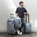 Thule 4986 Chasm Carry on Wheeled Duffel Bag 40L Pond Gray