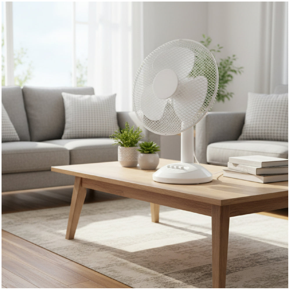 Desk fan VIENTO 40W white Kobi Windstar