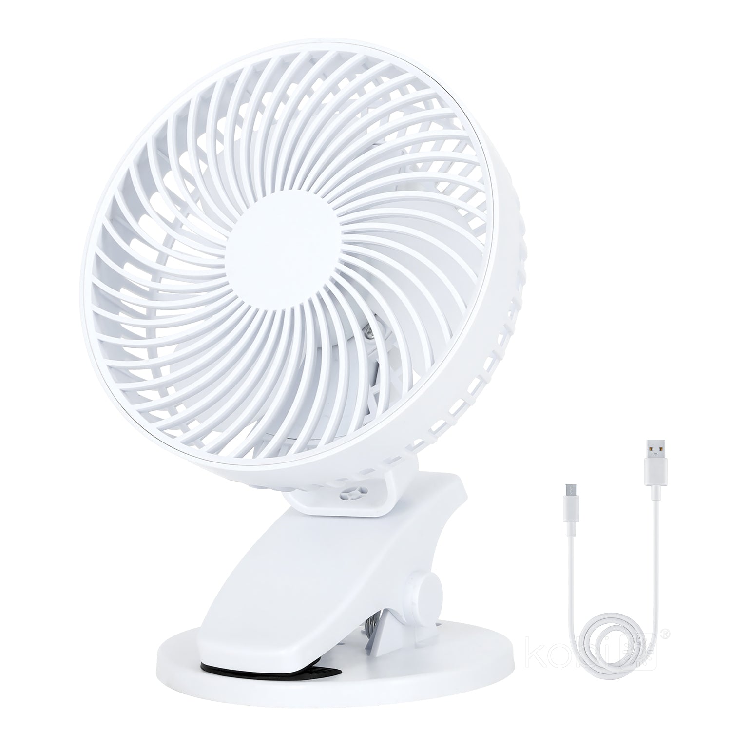 Desk fan VIENTO CLIP white Kobi Windstar